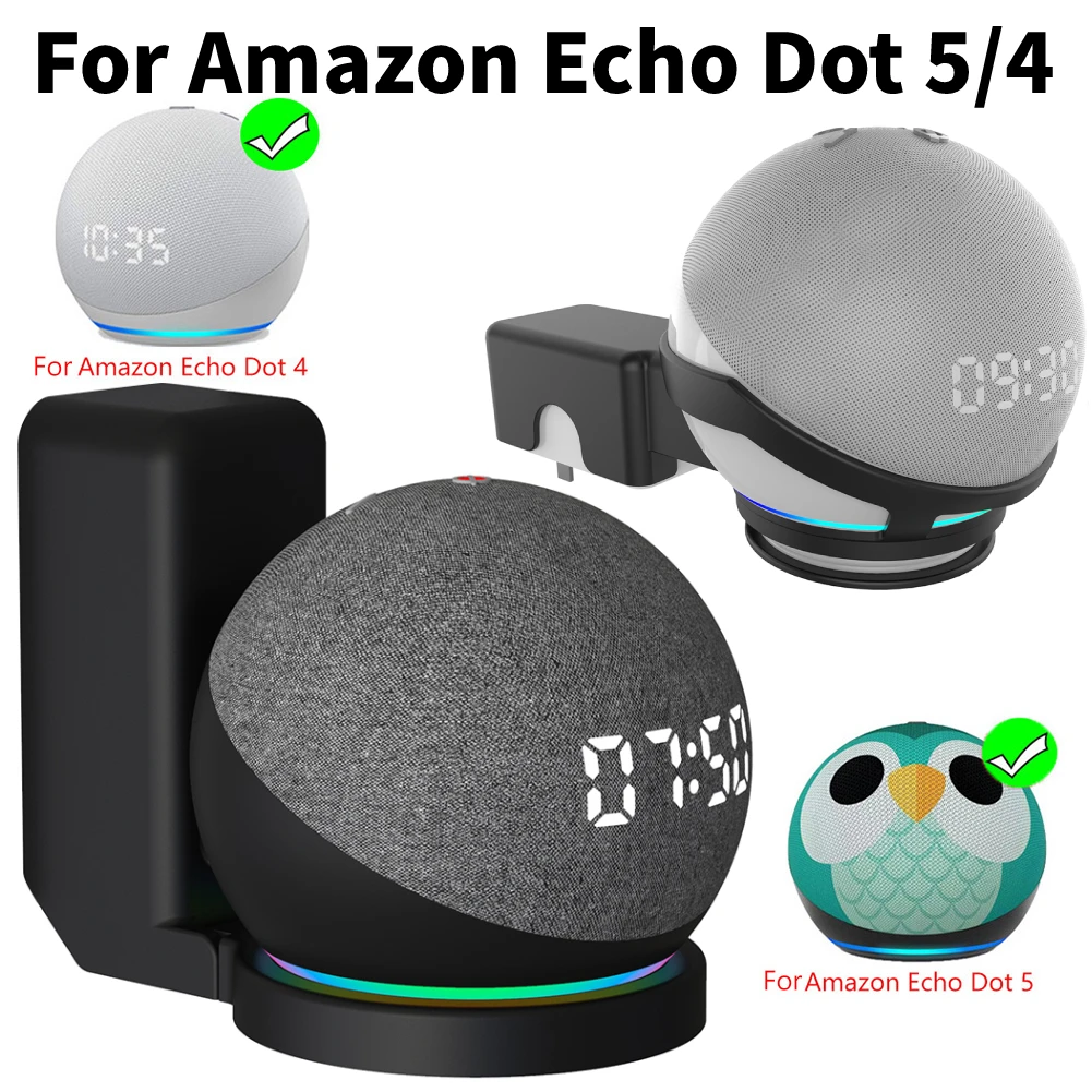 Amazon Speaker Echo Dot 5 - Portable Wall Mount Holder For Amazon