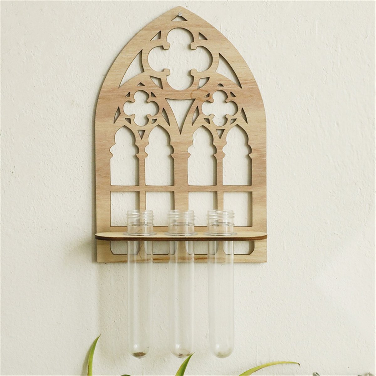 [N84R] Wooden Plant Propagatio - đánh giá và giá Propagation Station Vase