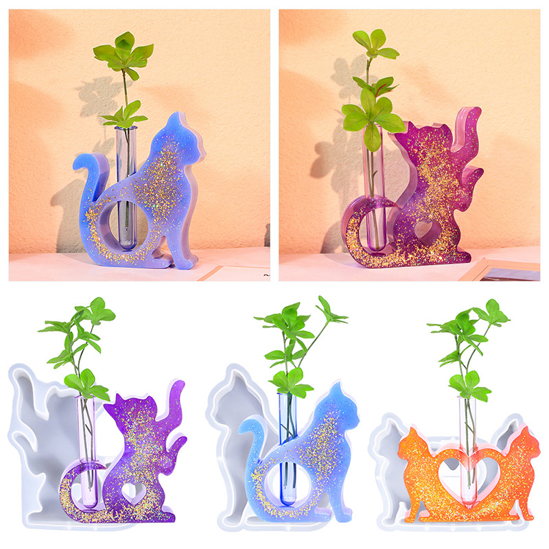 Cat Shaped Resin Molds Vase Si - đánh giá và giá Propagation Station Vase